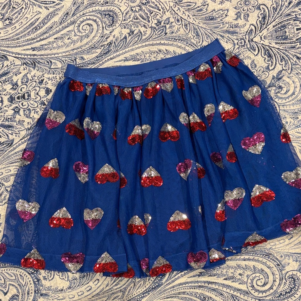 Sequined heart skirt - Picture 1 of 4